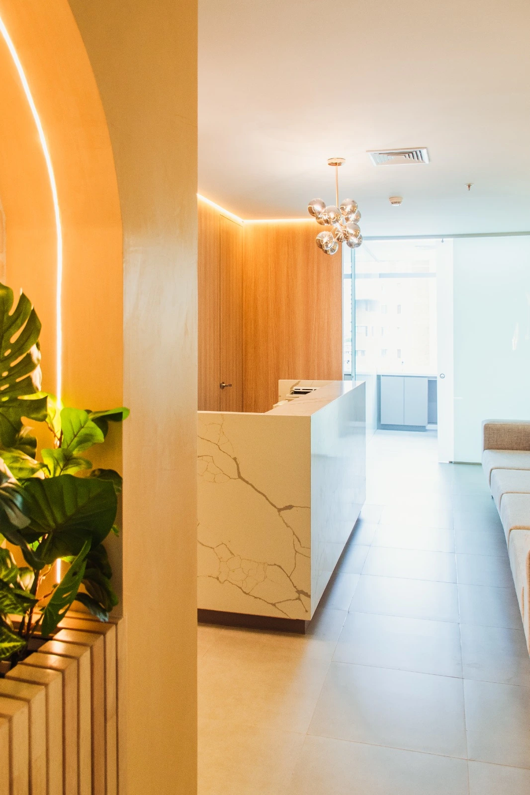 Colombia Care Dental clinic interior at Q Office Building, Medellín